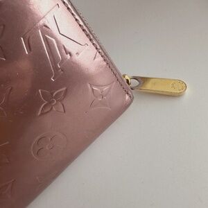 Authentic Louis Vuitton Pink Leather Wallet